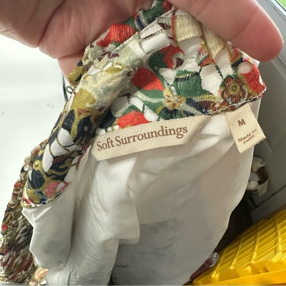 Soft Surroundings Ariege Jacket Beaded & Embroidered Lace Details Size M - Picture 3 of 7